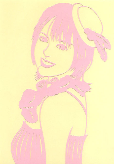 切り絵クリエイター・デザイナー エリーの作品