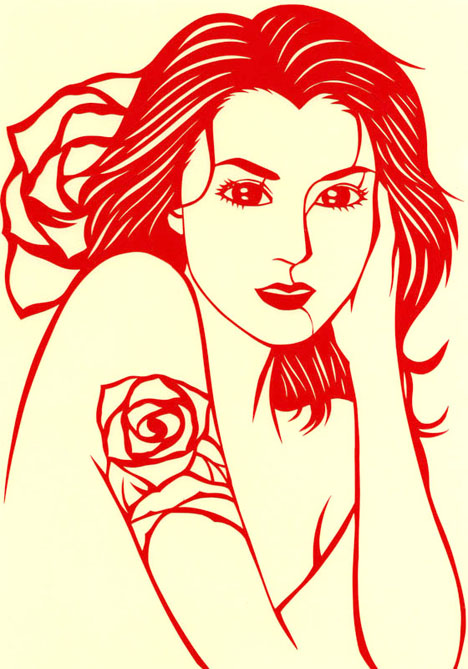 切り絵クリエイター・デザイナー エリーの作品