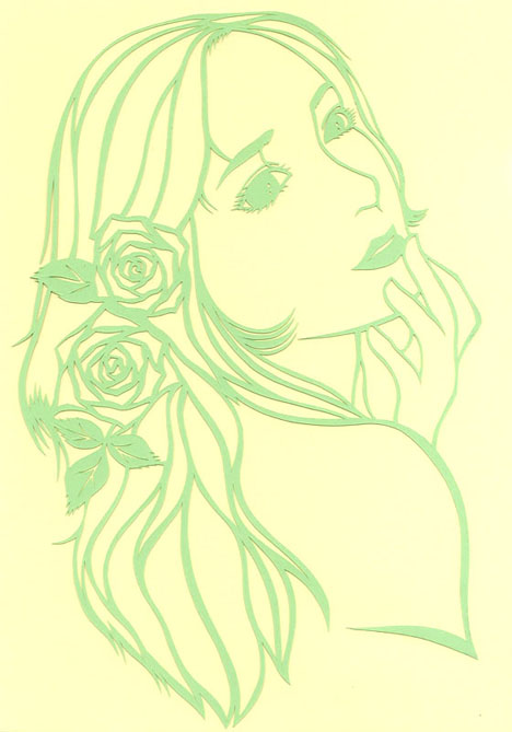 切り絵クリエイター・デザイナー エリーの作品