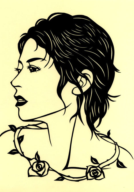 切り絵クリエイター・デザイナー エリーの作品